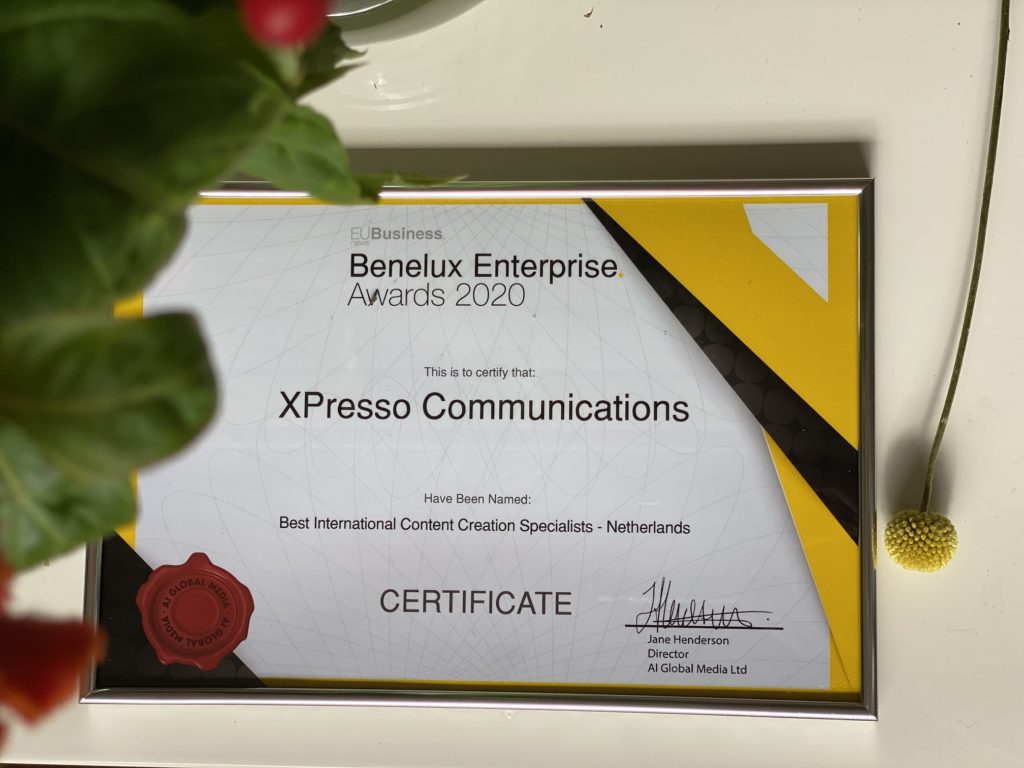 Xpresso-Communications-wins-Award-International-Best-Content-Specialists-2020