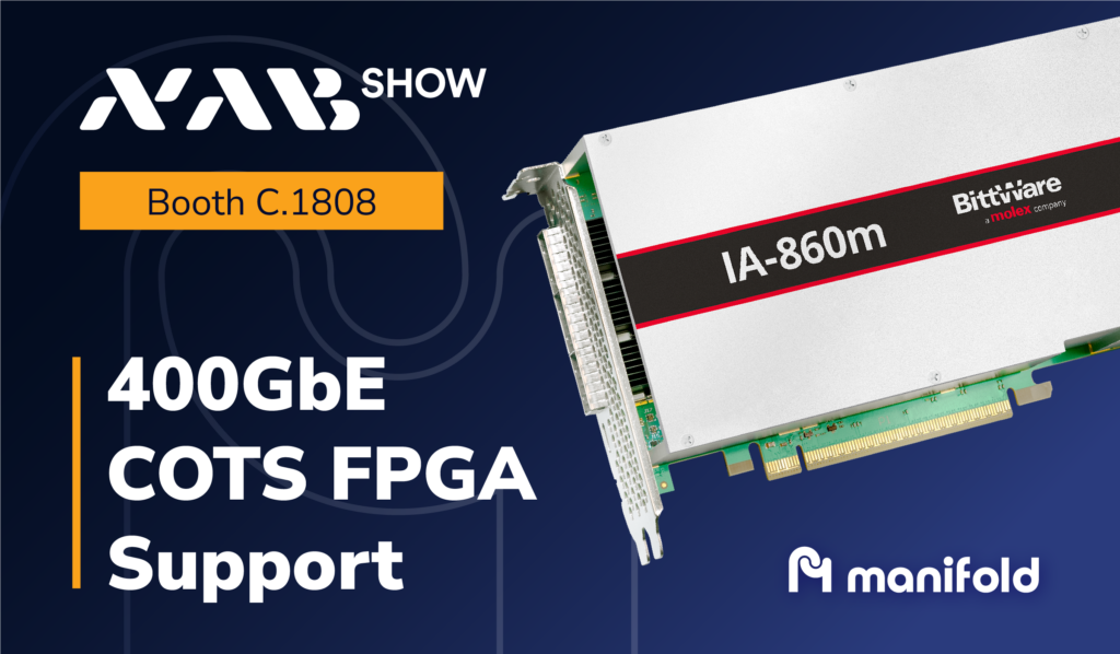 manifold-showcase-400GeB-FPGA-software-infrastructure-broadcast-NAB2026